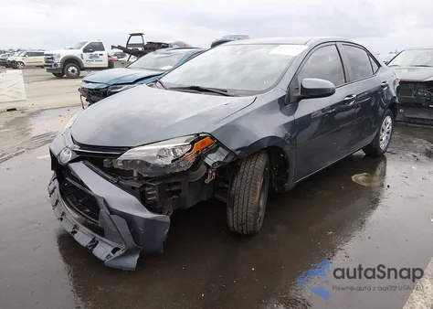 2017 Toyota Corolla Le z USA, uszkodzony, nr VIN 2T1BURHE1HC781114